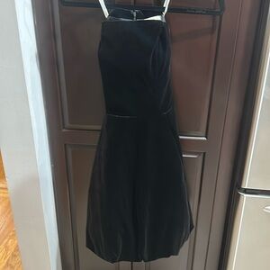 Soshanna black velvet dress. Never worn, tags still on. Saks for $220.
